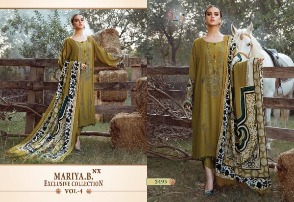 Shree Mariya B Exclusive Collection Vol 4 Nx Chiffon Dupatta Pakistani Suits